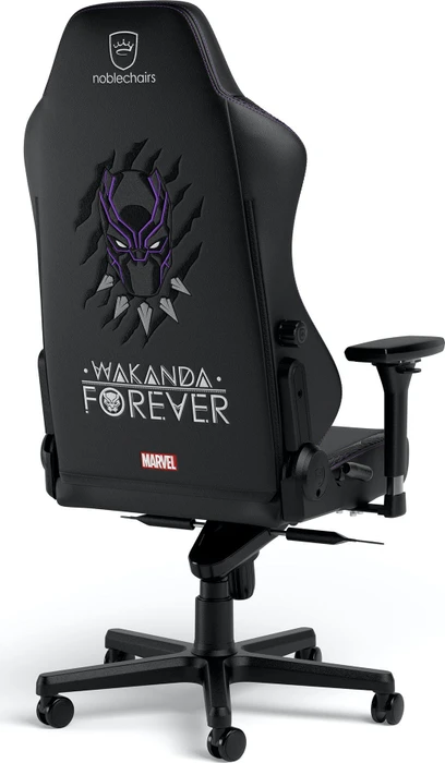noblechairs Hero Black Panther Edition Gamingstuhl, schwarz/violett