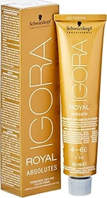 Schwarzkopf Igora Royal Absolutes Anti-Age Haarfarbe 4/60 mittelbraun schoko natur, 60ml