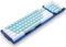 Mountain Mineral Keycap Set, Kunststoff (PBT) Double-Shot, weiß/türkis, 113 Tasten (104+9), ANSI-US Vorschaubild