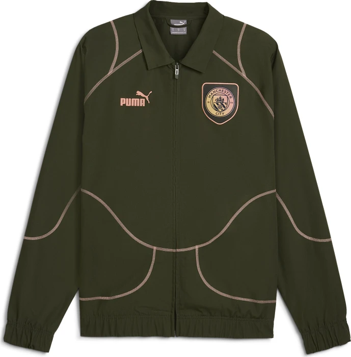 Puma Manchester City Statement Trainingsjacke myrtle/poppy pink (Herren)