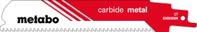 Metabo Carbide Metal HM Säbelsägeblatt 8TPI, 150x1.25mm, 1 Stück