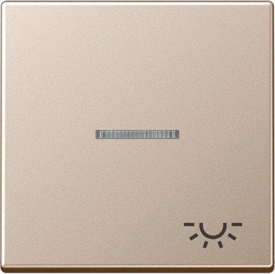 Jung Serie A Wippe mit Symbol Licht, champagner
