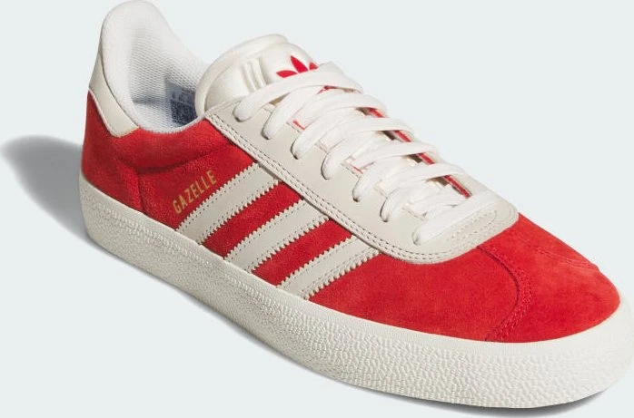 adidas Gazelle ADV better scarlet/chalk white/gold metallic