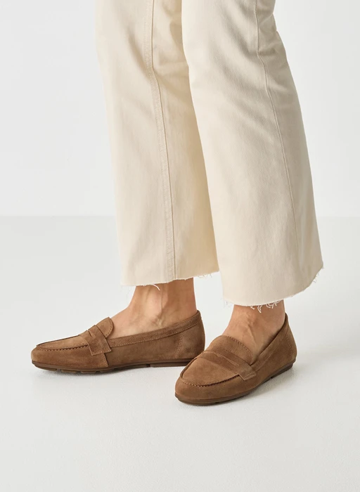 Tamaris Lederslipper braun (Damen)