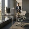 Herman Miller Aeron remastered Bürostuhl, Graphite grau, Größe B, Armlehnen Vinyl, Fußkreuz/Mechanik Alu-poliert Vorschaubild