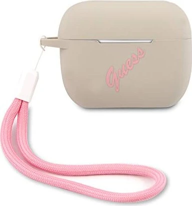 Guess Silicone Cover for Airpods Pro Vintage Grey