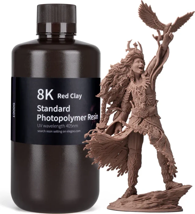 Elegoo 8K Standard Resin Red Clay, 1.00kg