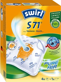 Swirl S71 MicroPor Plus für Siemens und Bosch, 4 Stück