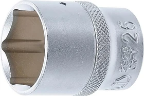 BGS technic Außensechskant Steckschlüssel 1/2", 26mm