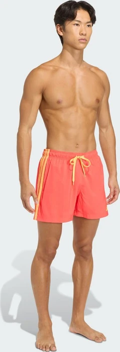 adidas 3-Streifen 13cm Badeshorts lucid red (Herren)