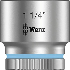 Wera 8790 HMC Zyklop Außensechskant Steckschlüssel 1/2" zöllig, 1 1/4"x37mm