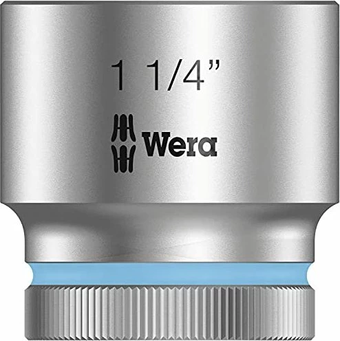 Wera 8790 HMC Zyklop Außensechskant Steckschlüssel 1/2" zöllig, 1 1/4"x37mm