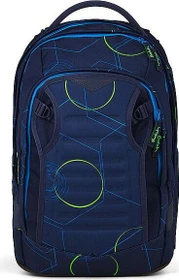 Satch Match Plus Blue Tech Schulrucksack