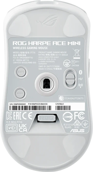 ASUS ROG Harpe Ace Mini weiß, USB/Bluetooth