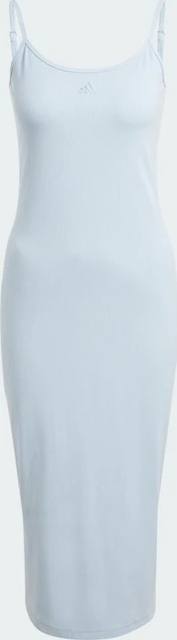 adidas ALL SZN Rib Fitted Midi Kleid wonder blue (Damen)