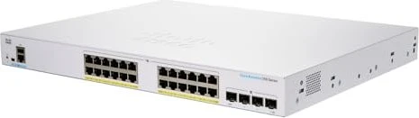 Cisco Business 250 Rackmount Gigabit Smart Switch, 24x RJ-45, 4x SFP, 370W PoE+