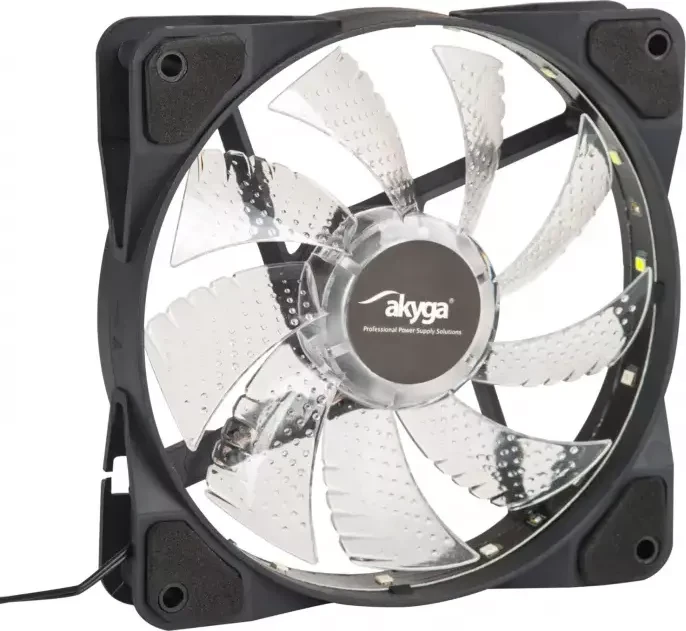 Akyga LED-Lüfter Rainbow, 120mm