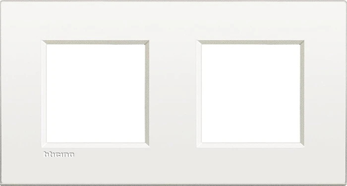 Bticino LivingLightAIR Abdeckrahmen Europe 2fach 2+2 Module, pure white
