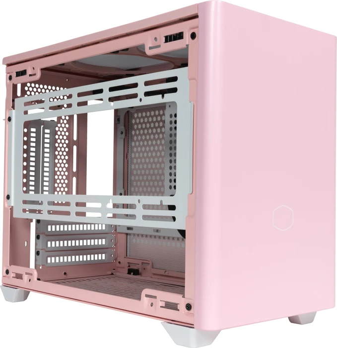 Cooler Master MasterBox NR200P Color Edition Flamingo Pink, Glasfenster, Mini-ITX