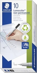 Staedtler Lumocolor 311 non-permanent schwarz, 10er-Pack