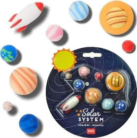 Legami Solar System, Radierer, mehrfarbig, 9er-Set