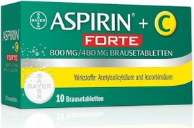 Bayer Aspirin + C Forte Brausetabletten, 10 Stück