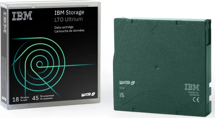 IBM LTO-Ultrium 9 Kassette, 18TB/45TB