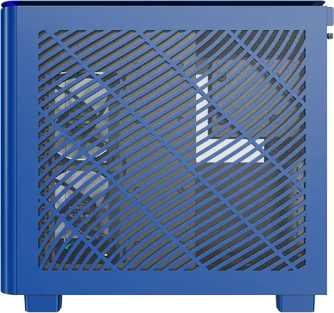 Montech King 95 Pro Prussian Blue, blau, Glasfenster