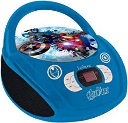 Lexibook RCD 108 AV CD Radio Marvel Avengers blau
