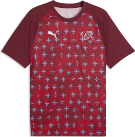 Puma FIFA WM 2026 Schweiz Aufwärmtrikot kurzarm team regal red/puma white (Herren)