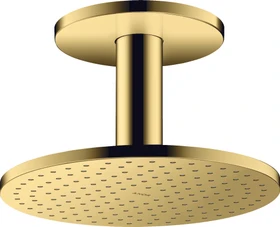 Hansgrohe Axor ShowerSolutions Kopfbrause 250 1jet mit Deckenanschluss polished goldoptik