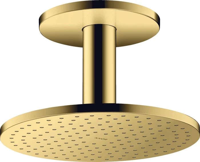 Hansgrohe Axor ShowerSolutions Kopfbrause 250 1jet mit Deckenanschluss polished goldoptik