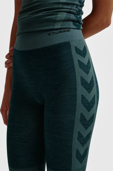 hummel CLEA Seamless Tight Hose lang green gables/garden topiary me (Damen)