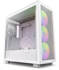 NZXT H7 Flow RGB White, weiß, Glasfenster