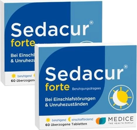 Sedacur Forte Beruhigungsdragees, 60 Stück