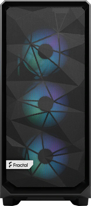 Fractal Design Meshify 2 Compact RGB Black TG Light Tint, Glasfenster