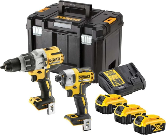 DeWalt DCK276P3T Kombopack Akku-Maschinenset inkl. Koffer + 3 Akkus 5.0Ah