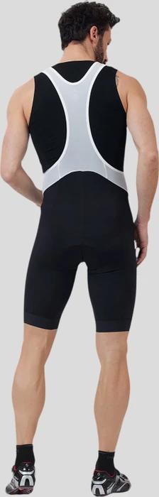Odlo Zeroweight Tights Bib Fahrradhose kurz weiß/schwarz (Herren)