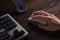 8BitDo Retro R8 Mouse mit Ladestation, N Edition, grau/rot, USB/Bluetooth Vorschaubild