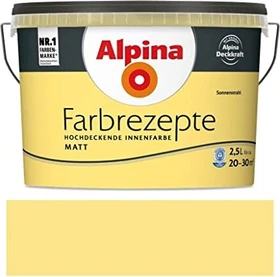 Alpina Farben Farbrezepte Innenfarbe sonnenstrahl matt, 2.5l