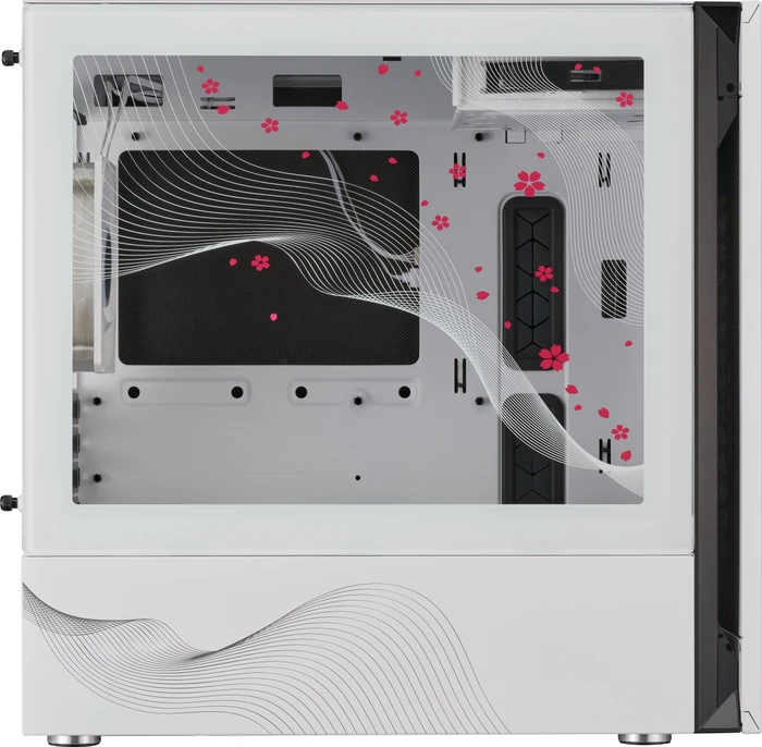 Cooler Master Silencio S400 Sakura Limited Edition, Glasfenster, schallgedämmt