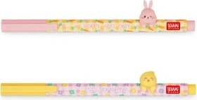 Legami Hoppy Easter 2026, löschbarer Gelroller sortiert, 2er-Set