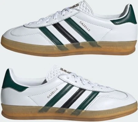 adidas Gazelle Indoor cloud white/collegiate green/core black (Herren)