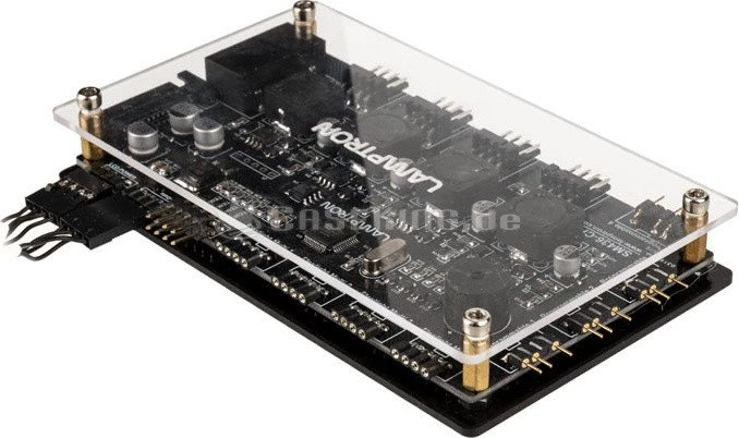Lamptron SM436 PCI RGB, Licht- und Lüftersteuerung, schwarz, 4-fach