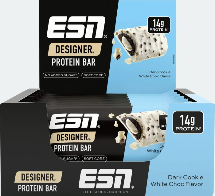 ESN Designer Bar Dark Cookie/White Chocolate 540g (12x 45g)