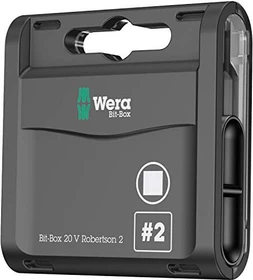 Wera 868/1 V Innenvierkant Bit 1/4", R2x25mm, 20 Stück