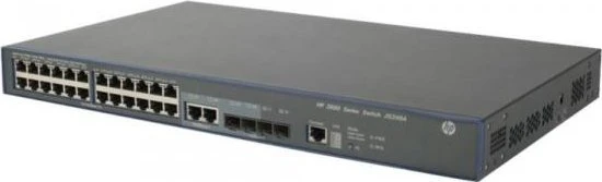HP A3600 24 EI v2 Rackmount Managed Switch, 24x RJ-45, 2x RJ-45/SFP, 2x SFP