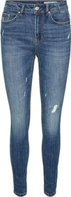 Vero Moda Flash Mid Rise Skinny Jeans medium blue denim (Damen)