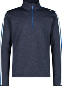 CMP Softech Fleece Melange 70's Funktionsshirt langarm b. blue mel/zaffiro (Herren)