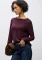 Street One Soft Melange Shirt langarm jazz berry (Damen) Vorschaubild